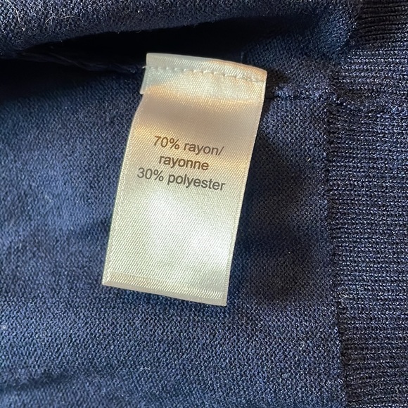 Maurices Medium Navy Blue Cropped Cardigan Sweater (NEW) - Picture 5 of 5